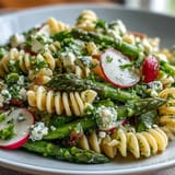 Spring Pasta Salad Lemon Radishes