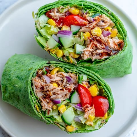 BBQ Chicken Salad Wrap
