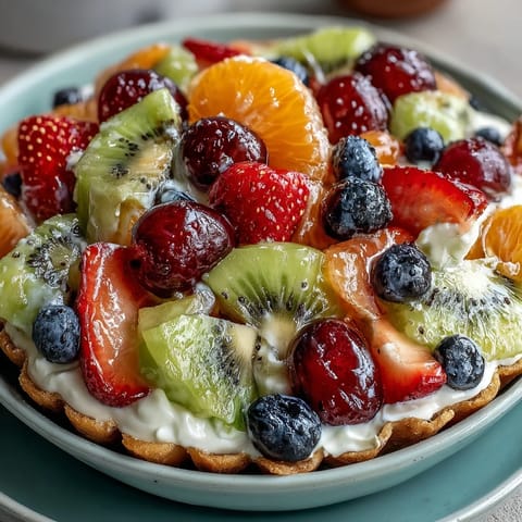 Spring Fruit Table Platter