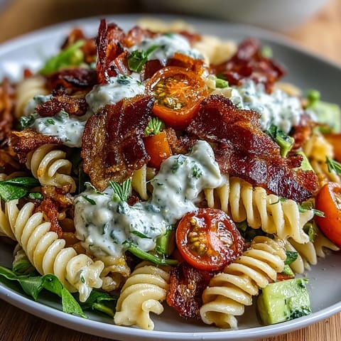 BLT Pasta Salad Avocado