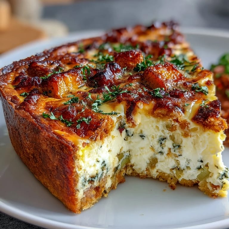 Savory Spring Brunch Quiche with Leeks and Gruyere: A custardy quiche baked with sautéed leeks, nutty Gruyere, and a hint of nutmeg, ideal for a festive morning meal.