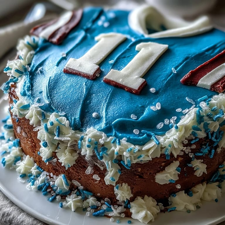Festive graduation cake shaped like a sports jersey, decorated with edible numbers and team colors for a personalized touch.