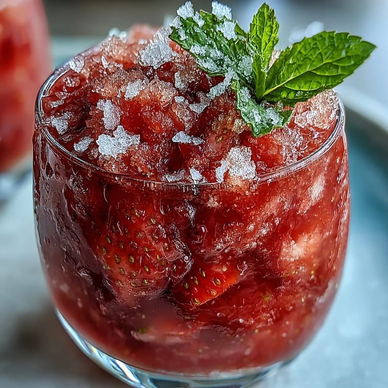 Enjoy this easy Frozen Strawberry Lemonade Slushie, bright citrus and berry flavors.